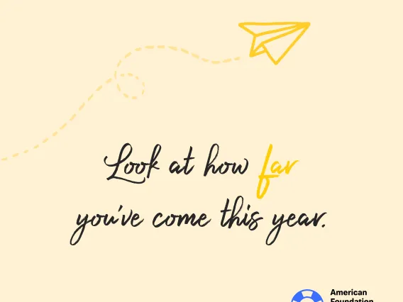 Look at how far you've come this year